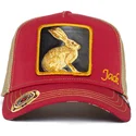 rote-trucker-kappe-hase-jack-jacked-casino-the-farm-von-goorin-bros
