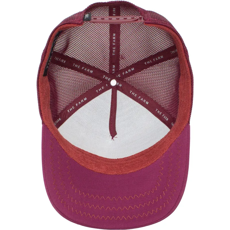 siltovka-zaoblena-cervena-snapback-gateway-the-farm-goorin-bros