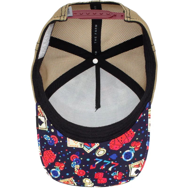 siltovky-zaoblena-kamionista-viacfarebna-snapback-hiena-joker-poker-face-casino-the-farm-the-farm-de-goorin-bros