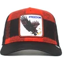 siltovky-zaoblena-kamionista-cervena-snapback-aguila-freedom-ski-free-the-farm-the-farm-de-goorin-bros