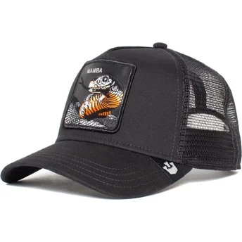 Šiltovky zaoblená kamionista čierna snapback serpiente Mamba The Farm The Farm de Goorin Bros.