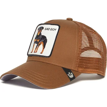 siltovka-zaoblena-hneda-snapback-the-baddest-boy-the-farm-goorin-bros
