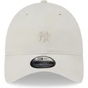 siltovka-zaoblena-bezova-nastavitelny-9twenty-mini-new-york-yankees-mlb-new-era