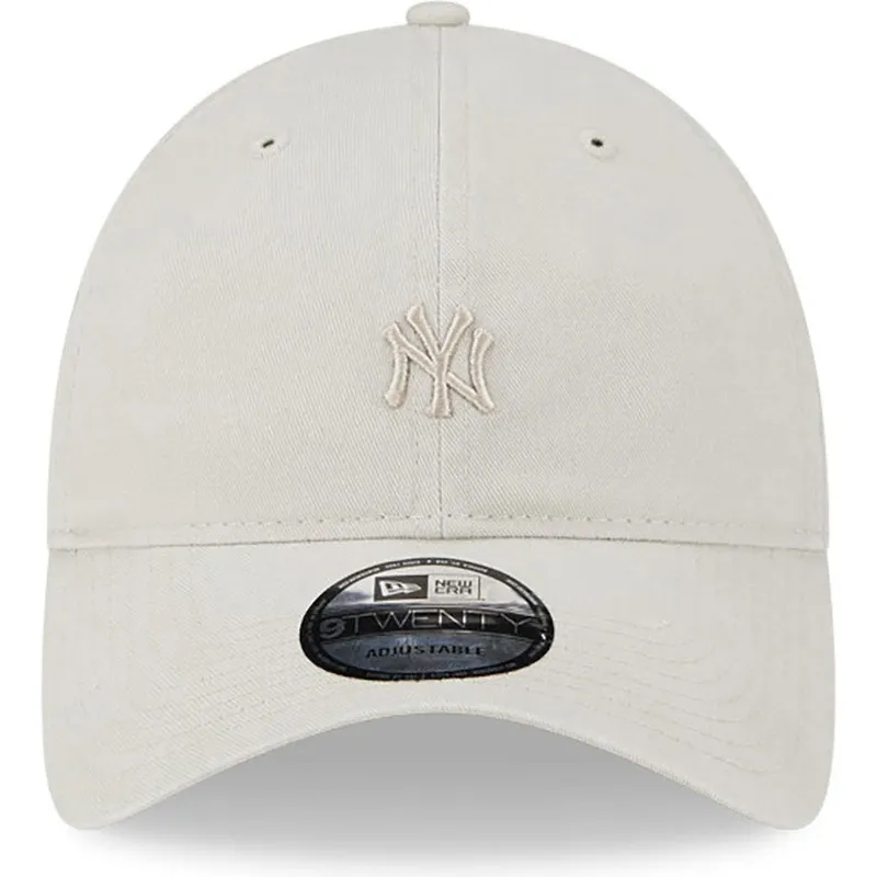 siltovka-zaoblena-bezova-nastavitelny-9twenty-mini-new-york-yankees-mlb-new-era