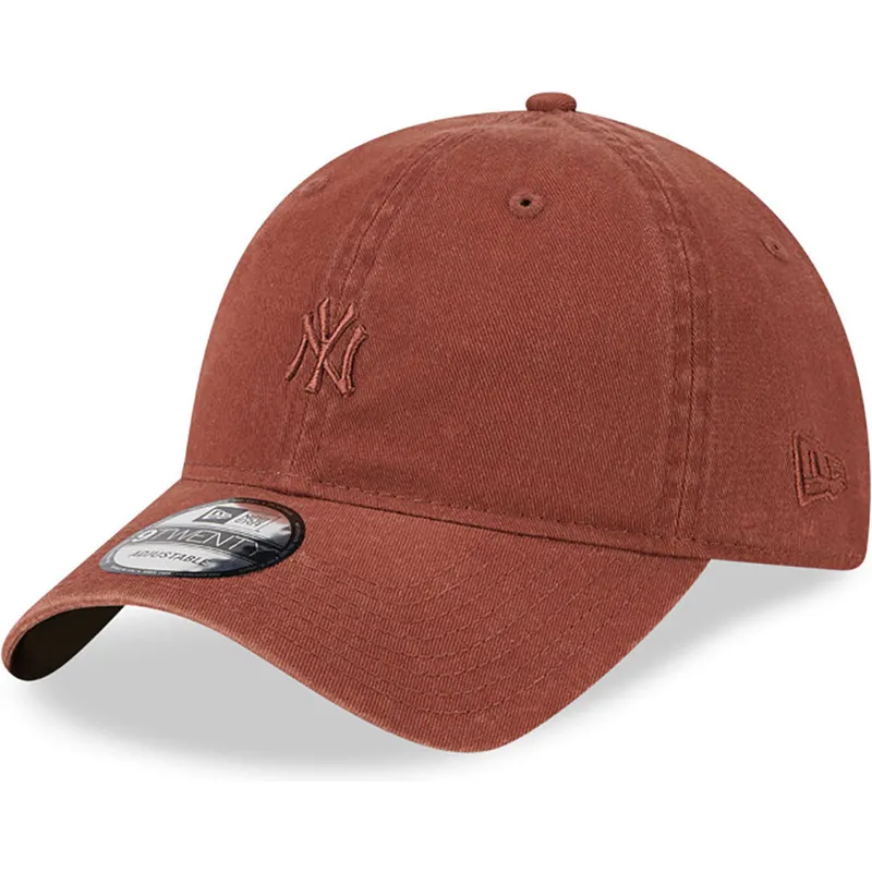 siltovka-zaoblena-hneda-nastavitelny-9twenty-mini-new-york-yankees-mlb-new-era