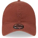 siltovka-zaoblena-hneda-nastavitelny-9twenty-mini-new-york-yankees-mlb-new-era