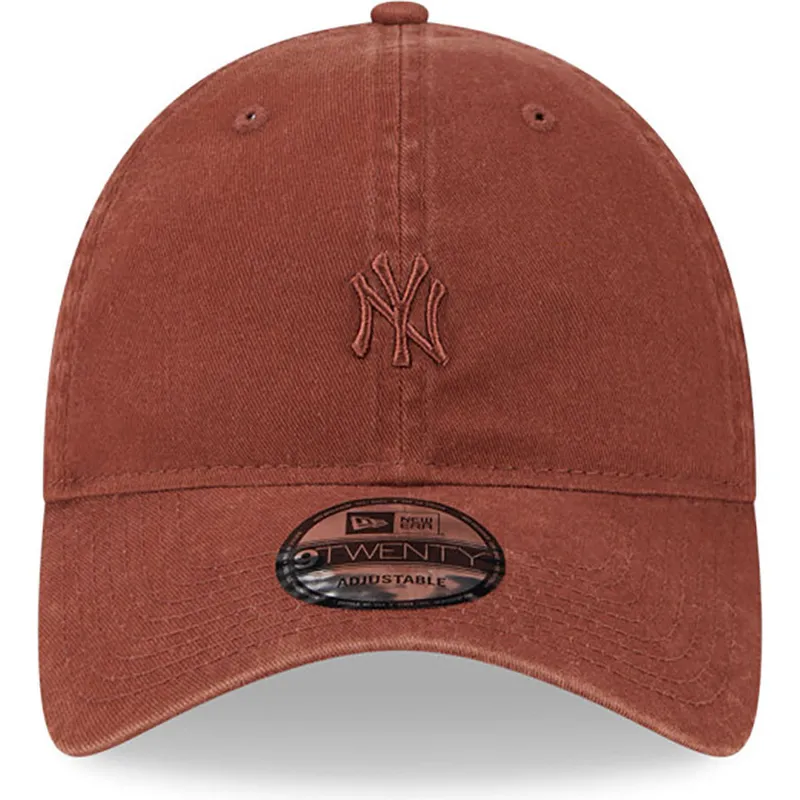 siltovka-zaoblena-hneda-nastavitelny-9twenty-mini-new-york-yankees-mlb-new-era