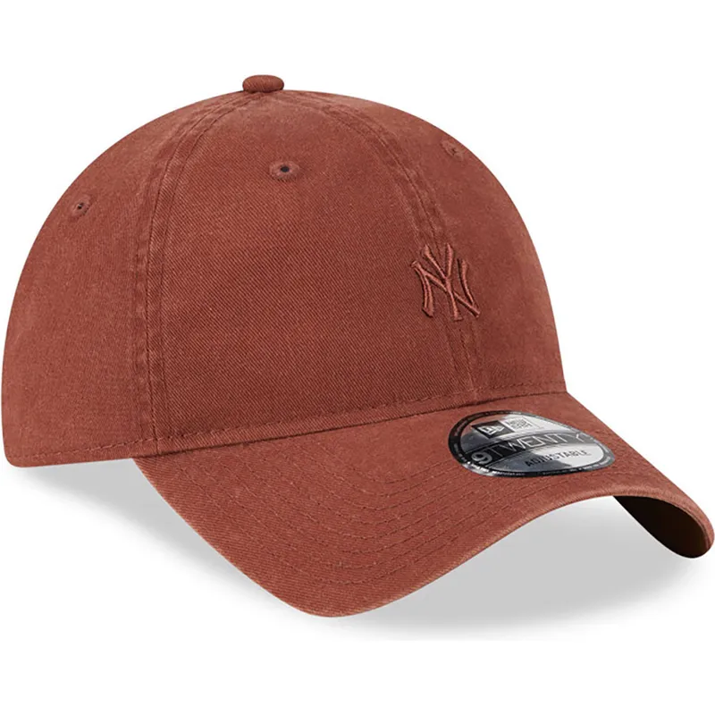 siltovka-zaoblena-hneda-nastavitelny-9twenty-mini-new-york-yankees-mlb-new-era