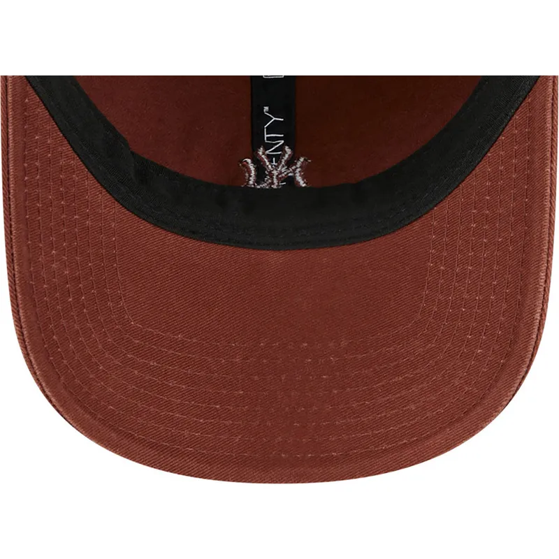 siltovka-zaoblena-hneda-nastavitelny-9twenty-mini-new-york-yankees-mlb-new-era