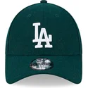 siltovka-zaoblena-zelena-nastavitelny-9forty-essential-melton-wool-los-angeles-dodgers-mlb-new-era