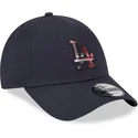 siltovka-zaoblena-tmavomodra-nastavitelny-9forty-check-infill-los-angeles-dodgers-mlb-new-era