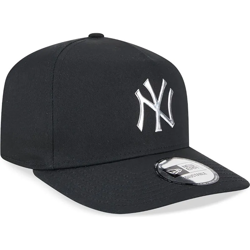 siltovka-zaoblena-cierna-snapback-a-frame-foil-pack-new-york-yankees-mlb-new-era