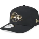 siltovka-zaoblena-cierna-snapback-a-frame-foil-pack-los-angeles-lakers-nba-new-era