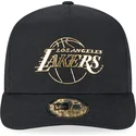 siltovka-zaoblena-cierna-snapback-a-frame-foil-pack-los-angeles-lakers-nba-new-era