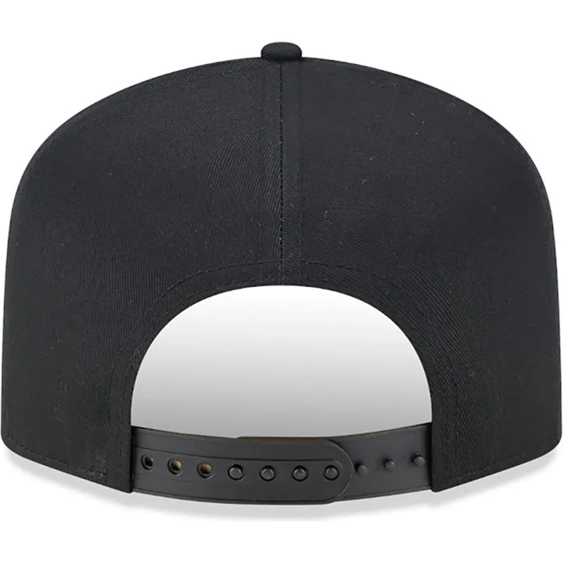 schwarze-snapback-cap-mit-gebogenem-schirm-a-frame-foil-pack-der-los-angeles-lakers-nba-von-new-era