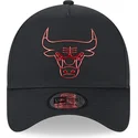 siltovka-zaoblena-cierna-snapback-a-frame-foil-pack-chicago-bulls-nba-new-era