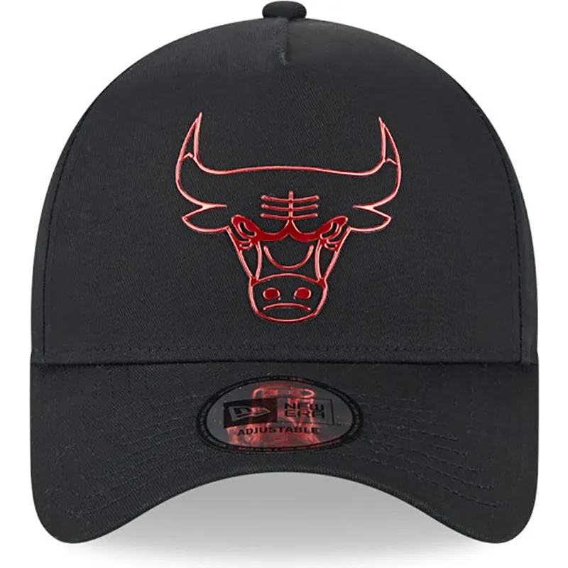 siltovka-zaoblena-cierna-snapback-a-frame-foil-pack-chicago-bulls-nba-new-era
