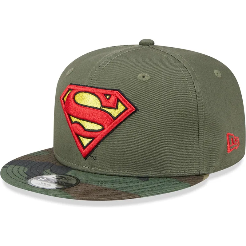 siltovka-rovna-zelena-snapback-pre-deti-9fifty-superman-dc-comics-new-era