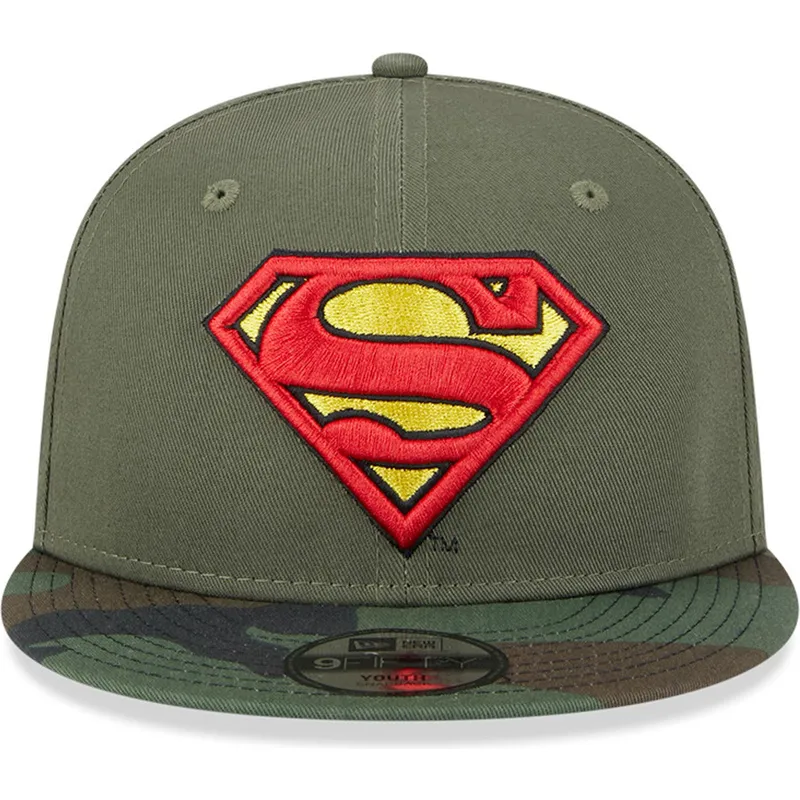 siltovka-rovna-zelena-snapback-pre-deti-9fifty-superman-dc-comics-new-era