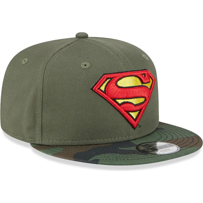 siltovka-rovna-zelena-snapback-pre-deti-9fifty-superman-dc-comics-new-era