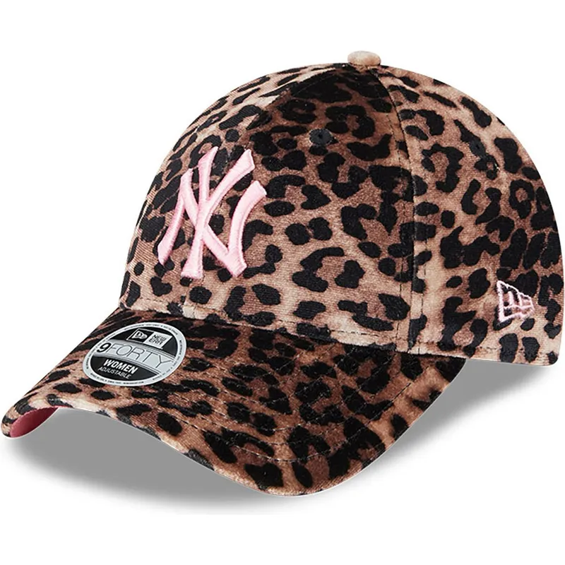 cap-zaoblena-leopard-adjustable-strap-rosa-9forty-velour-new-york-yankees-mlb-new-era cap-zaoblena-leopard-adjustable-strap-rosa-9forty-velour-new-york-yankees-mlb-new-era