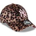 cap-zaoblena-leopard-adjustable-strap-rosa-9forty-velour-new-york-yankees-mlb-new-era