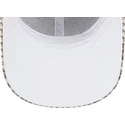new-era-9forty-new-york-yankees-mlb-damen-kappe-mit-gebogenem-schirm-braun-weiss-verstellbar-hahnentrittmuster