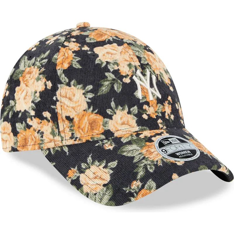 siltovka-zaoblena-tmavomodra-nastavitelny-9forty-floral-cord-new-york-yankees-mlb-new-era