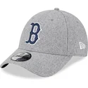 siltovka-zaoblena-siva-nastavitelny-9forty-essential-melton-wool-boston-red-sox-mlb-new-era