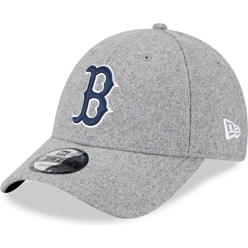 siltovka-zaoblena-siva-nastavitelny-9forty-essential-melton-wool-boston-red-sox-mlb-new-era