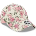 siltovka-zaoblena-bezova-nastavitelny-rosa-9forty-floral-cord-new-york-yankees-mlb-new-era