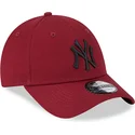siltovka-zaoblena-cervena-nastavitelny-9forty-league-essential-new-york-yankees-mlb-new-era