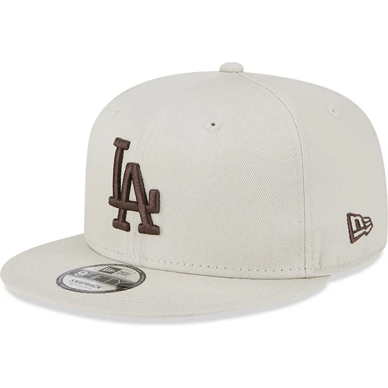 siltovka-rovna-bezova-snapback-9fifty-league-essential-los-angeles-dodgers-mlb-new-era