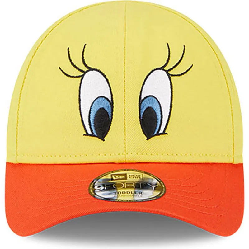 siltovka-zaoblena-zlta-nastavitelny-pre-deti-9forty-piolin-looney-tunes-new-era