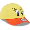 siltovka-zaoblena-zlta-nastavitelny-pre-deti-9forty-piolin-looney-tunes-new-era