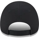 schwarze-und-orangefarbene-verstellbare-9forty-kinder-cap-mit-gebogenem-schirm-von-daffy-duck-looney-tunes-von-new-era