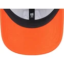 schwarze-und-orangefarbene-verstellbare-9forty-kinder-cap-mit-gebogenem-schirm-von-daffy-duck-looney-tunes-von-new-era