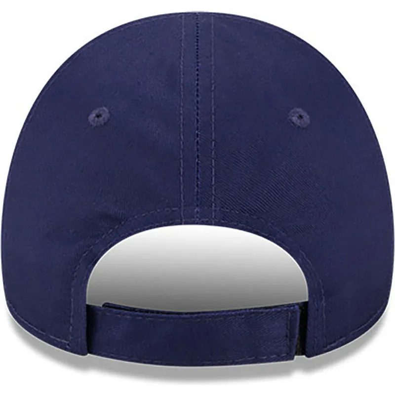 blaue-gebogene-verstellbare-kinderkappe-9forty-von-superman-dc-comics-von-new-era