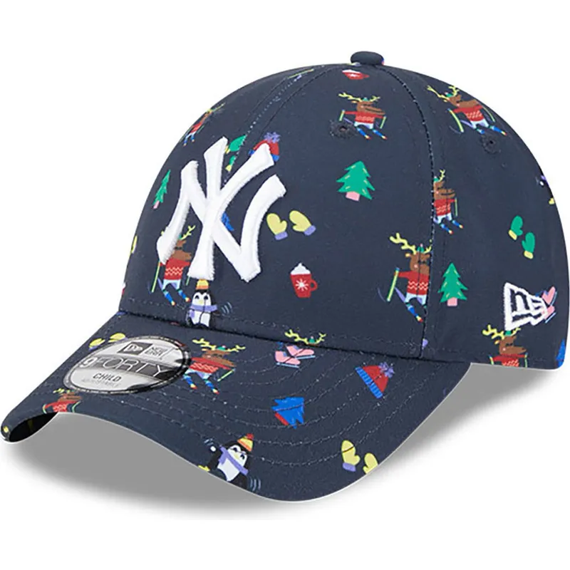 siltovka-zaoblena-tmavomodra-nastavitelny-pre-deti-9forty-festive-new-york-yankees-mlb-new-era