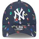 siltovka-zaoblena-tmavomodra-nastavitelny-pre-deti-9forty-festive-new-york-yankees-mlb-new-era