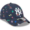 siltovka-zaoblena-tmavomodra-nastavitelny-pre-deti-9forty-festive-new-york-yankees-mlb-new-era