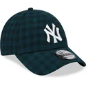 siltovka-zaoblena-zelena-nastavitelny-9forty-flannel-new-york-yankees-mlb-new-era