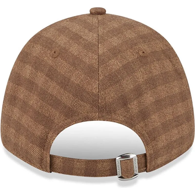 siltovka-zaoblena-hneda-nastavitelny-9forty-flannel-los-angeles-dodgers-mlb-new-era