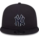 new-era-new-york-yankees-mlb-9fifty-side-patch-script-snapback-kappe-in-marineblau-mit-marineblauem-logo