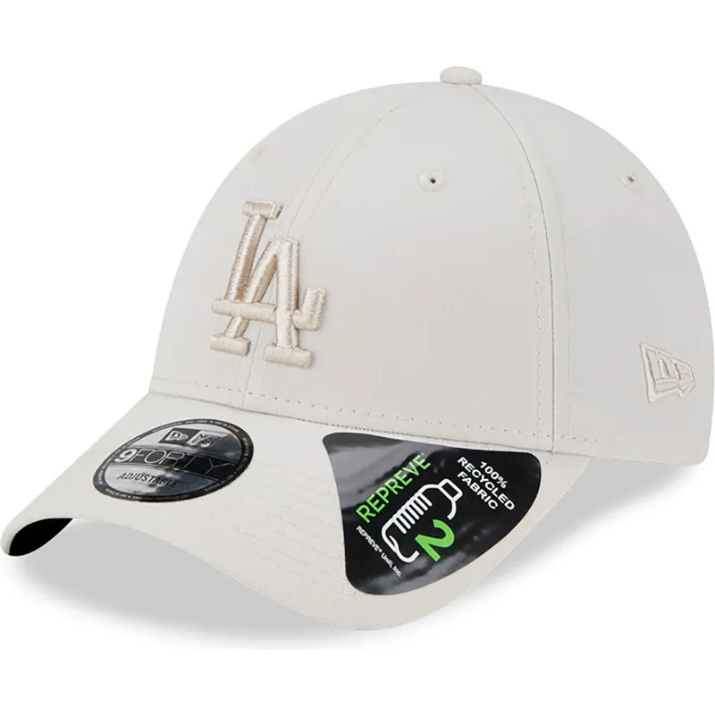 siltovka-zaoblena-bezova-nastavitelny-9forty-repreve-outline-los-angeles-dodgers-mlb-new-era