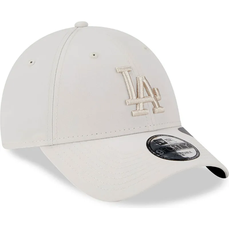 siltovka-zaoblena-bezova-nastavitelny-9forty-repreve-outline-los-angeles-dodgers-mlb-new-era