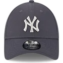 siltovka-zaoblena-siva-nastavitelny-9forty-metallic-new-york-yankees-mlb-new-era