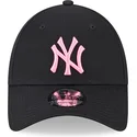 siltovka-zaoblena-cierna-nastavitelny-rosa-9forty-neon-new-york-yankees-mlb-new-era