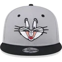 grau-schwarze-snapback-kappe-9fifty-von-bugs-bunny-looney-tunes-von-new-era