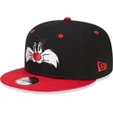 siltovka-rovna-cierna-snapback-9fifty-silvestre-looney-tunes-new-era